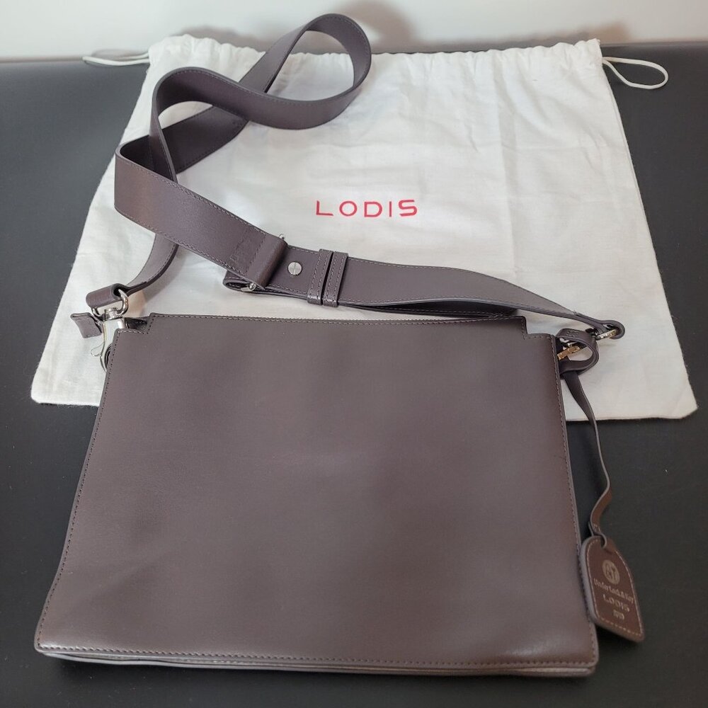 Lodis Downtown Dalia LAcXb CMT Italian Leather RFID Crossbody Bag - Picture 7 of 13